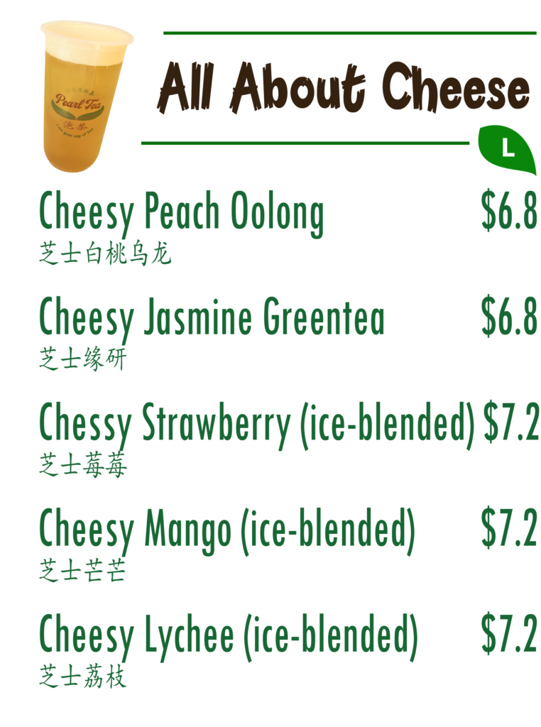 Cheesy Menu